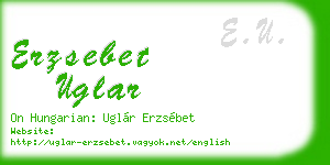 erzsebet uglar business card