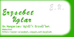 erzsebet uglar business card